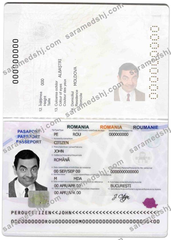 Romania passport